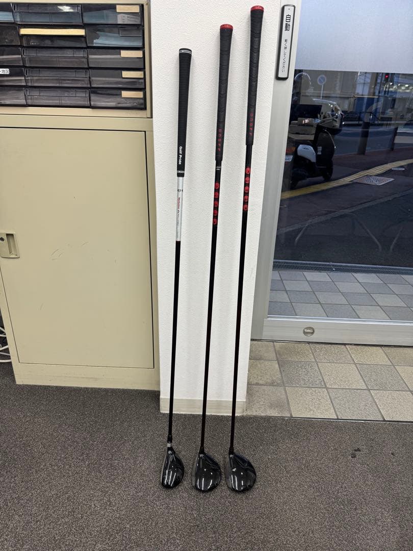 レフティONOFF3番7番ウッドTaylorMade3UフレックスS