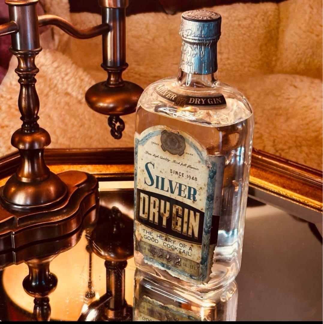 未開封古酒 希少 シルバーウイスキー社ドライジン SILVER DRYGIN