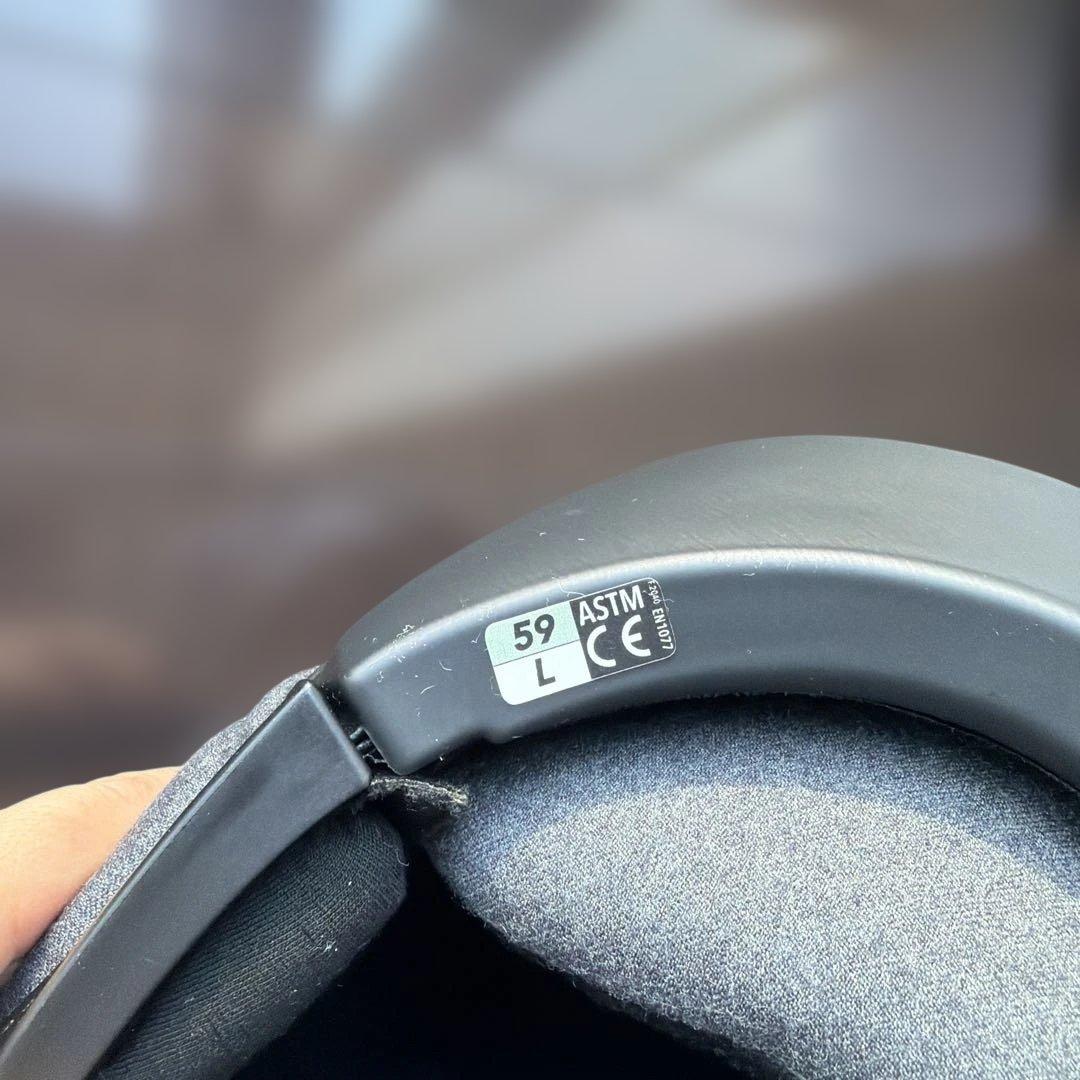 KASK スキー用ヘルメット ブラック 一体型ゴーグル付き レディース