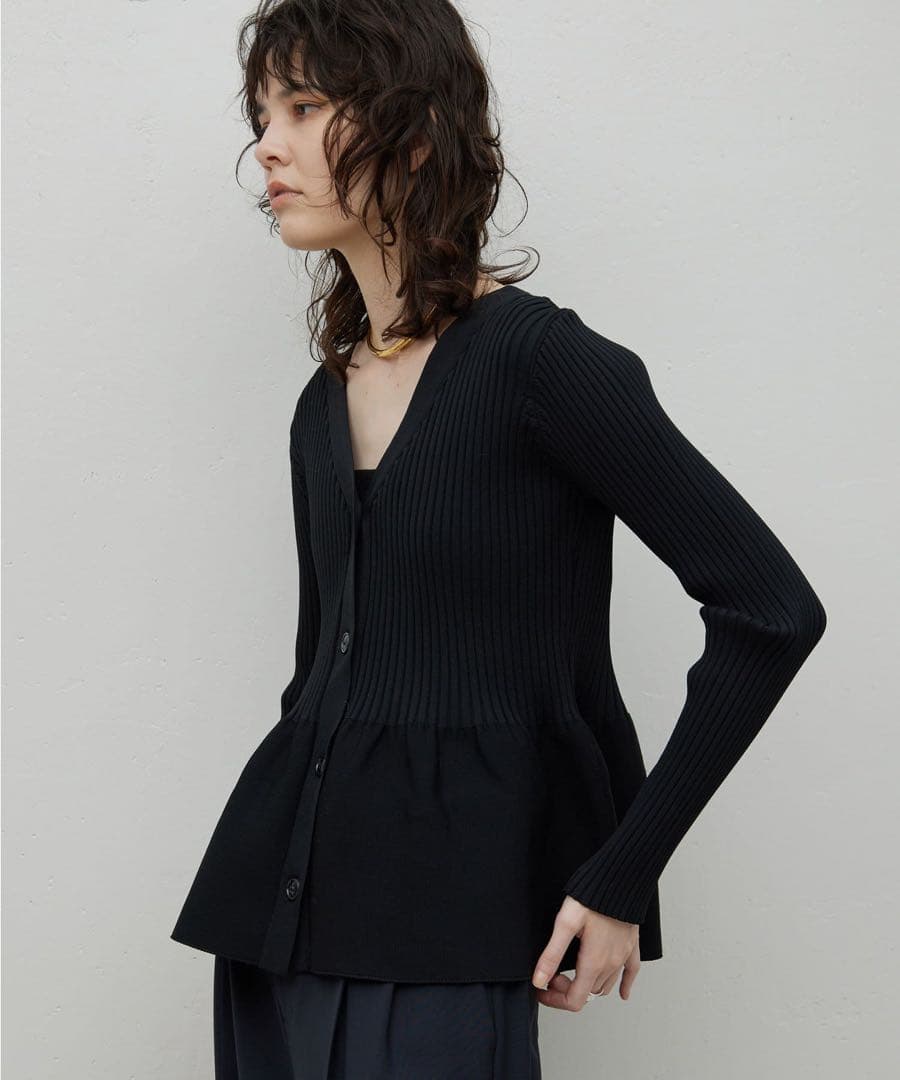 GALLARDAGALANTE【前後2way】ペプラム2WAYカーデ