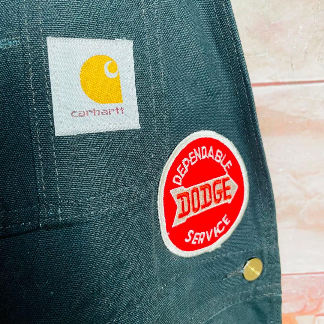 【激レア】カーハートcarhartt ダブルニーオーバーオール　W36 XL古着