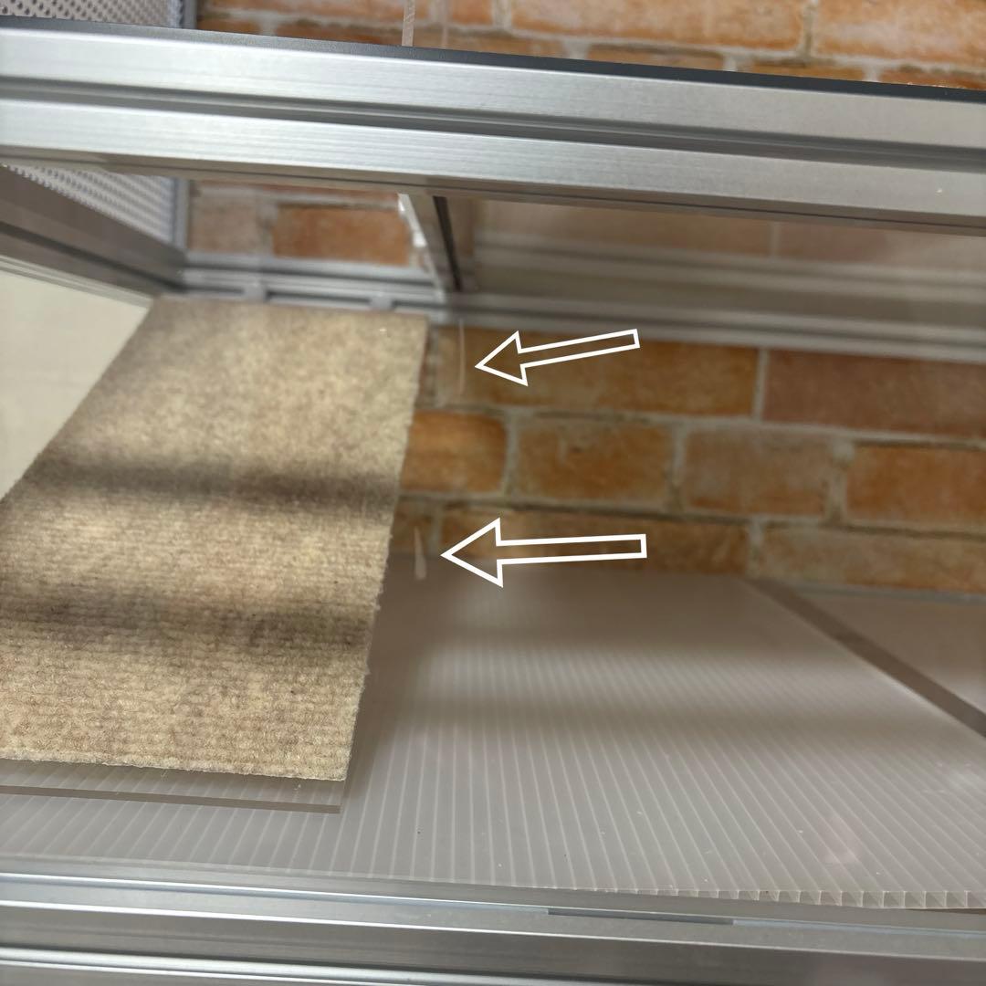 小動物ケージ　ハリネズミ　二階建てケージ　ライト付き