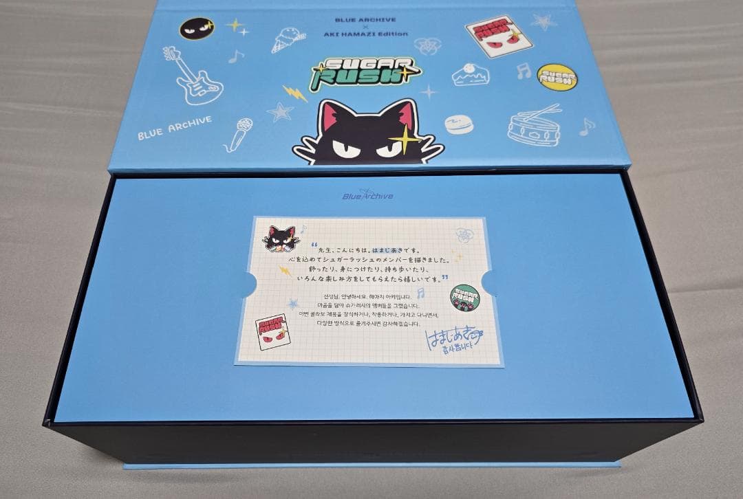 韓国限定 ブルーアーカイブ×はまじあき キーボード デスクテリアパッケージ