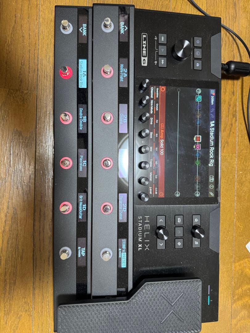 運動神経型様用LINE6 HELIX stadium XL ギターエフェクター