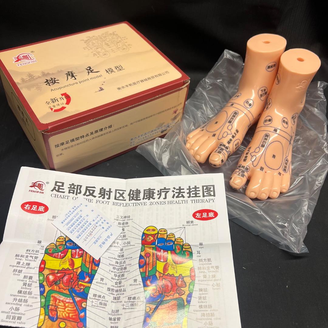 〇Od54 未使用保管品 鍼 ツボ モデル 手 耳 足 3点まとめ