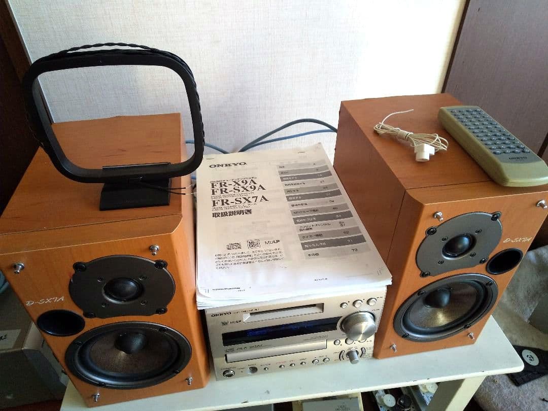 【動作品】ONKYO CD/MD Tuner Amplifier FR-X7A