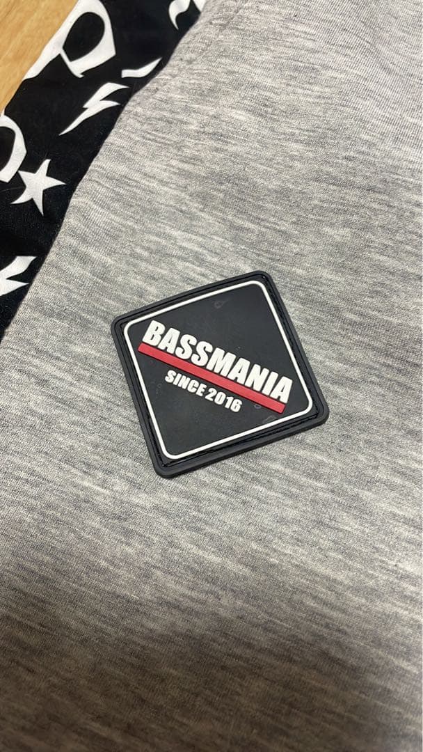 バスマニア セットアップ M ジャージ 上下 bassmania グレー フード