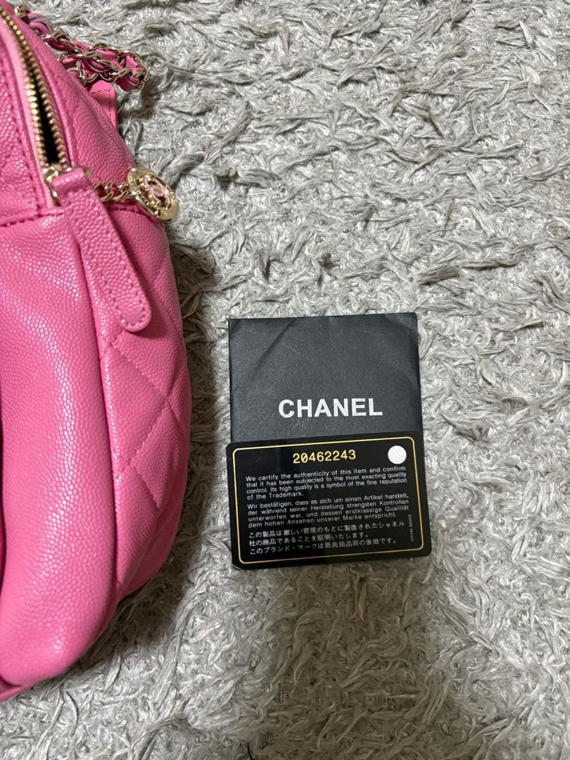 なつめ②シャネル　ピンク　2wayバッグ　ノベルティ