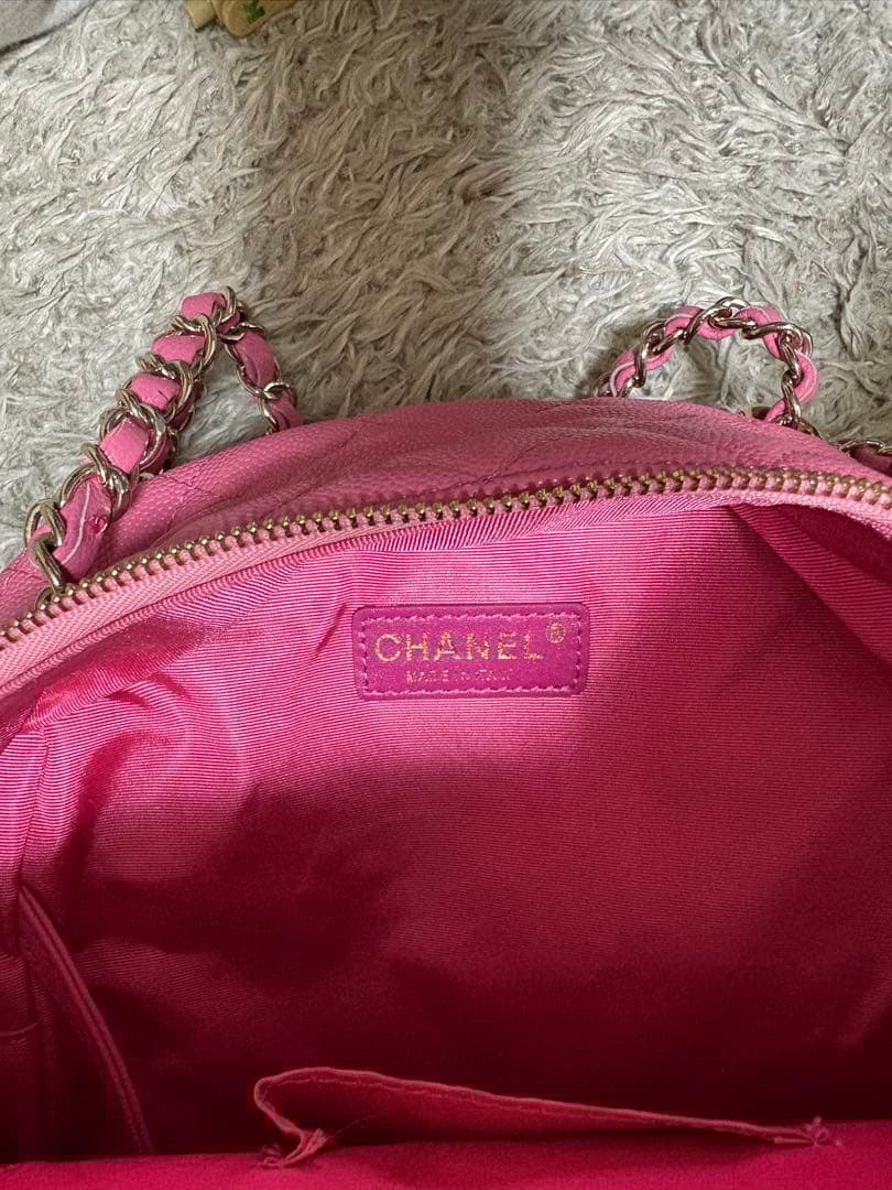 なつめ②シャネル　ピンク　2wayバッグ　ノベルティ