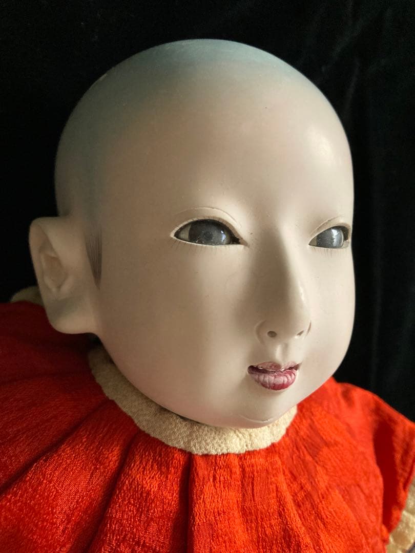 明治期　抱き人形　日本人形　市松人形　42㎝