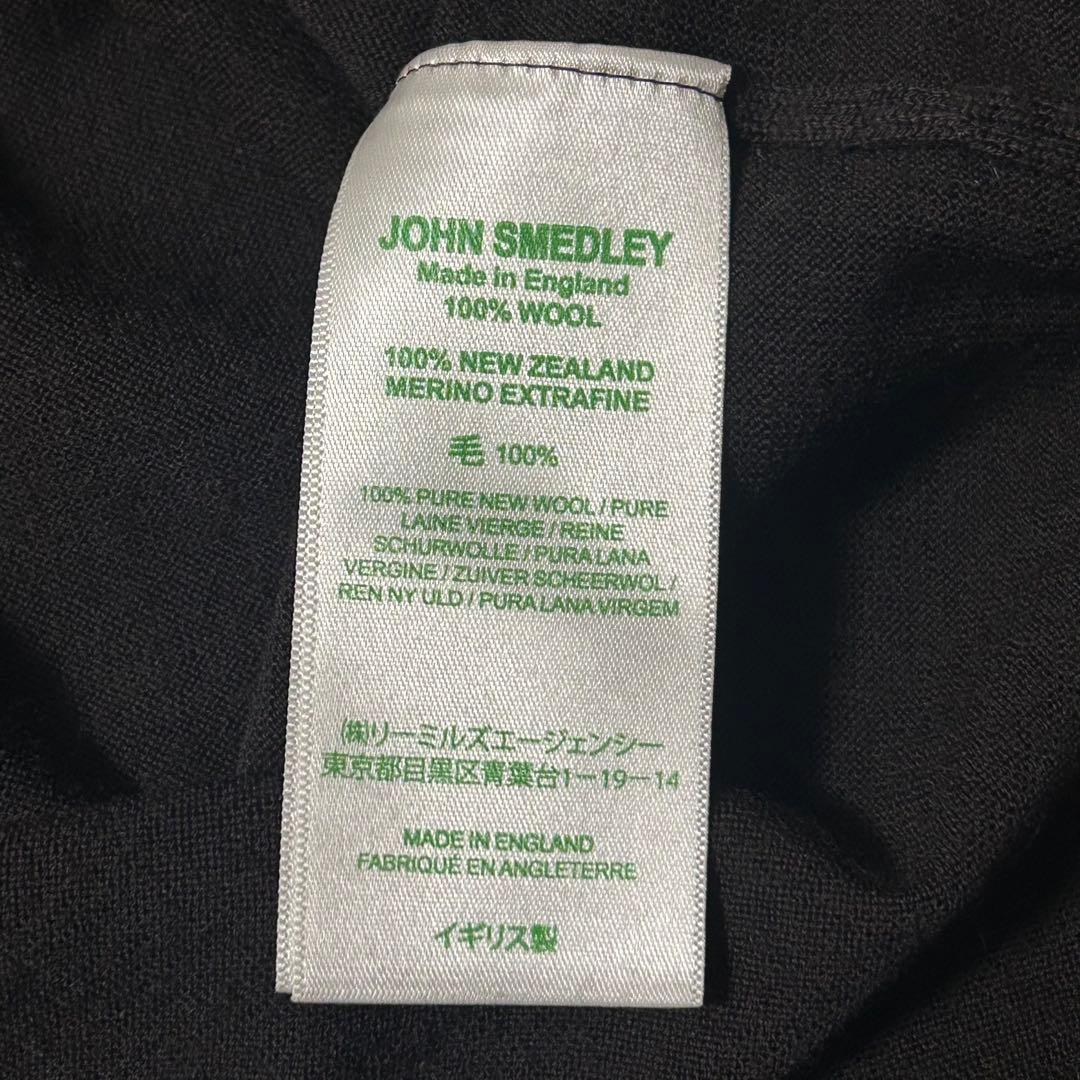 美品 ジョンスメドレー ニット ハイゲージ メリノウール　現行タグ ブラウン