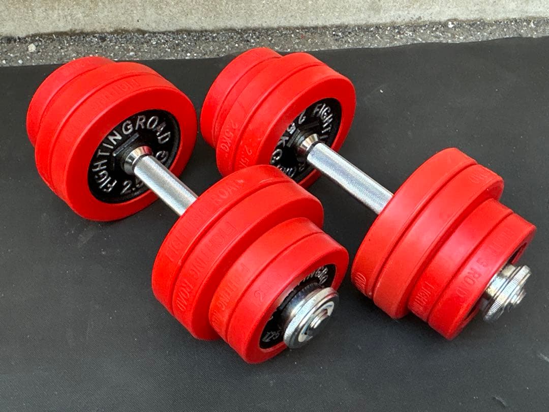 ファイティングロード　ダンベル　約17.5キロ　2個セット