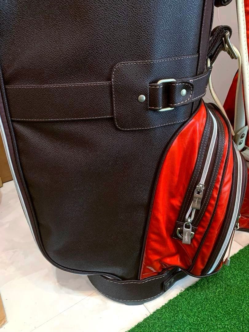 希少/完売/美品　Orobianco 本革 レザー使用　高級　キャディバッグ