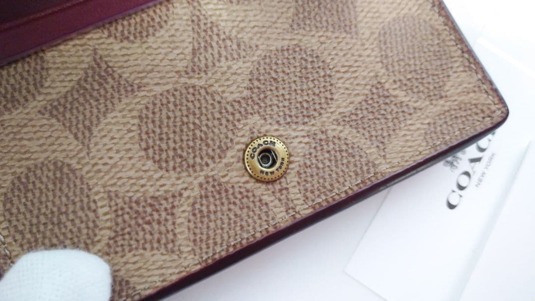 未使用品☆コーチ☆ビジネス カードケース 名刺入れ☆レディース メンズ