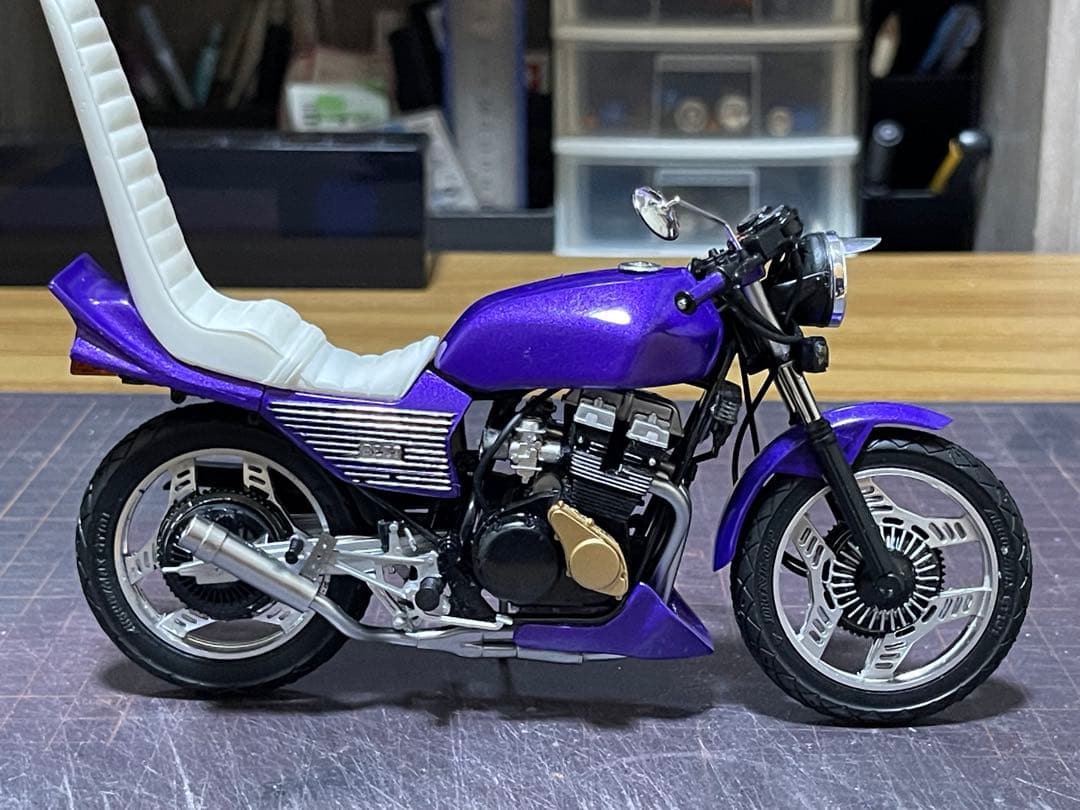 1/12 アオシマ製・CBX400F★完成ジャンク品★