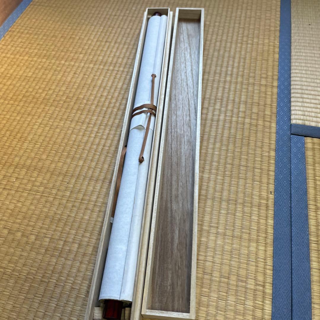 中国　掛け軸　寒山寺拓本　張継　楓橋夜泊