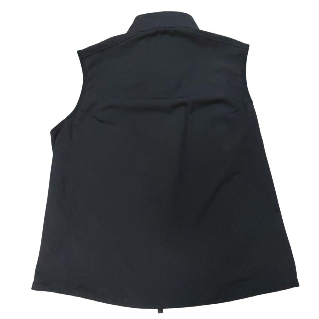 PING POLARTEC 裏起毛 薄手 ベスト ダブルジップ 黒 Lサイズ