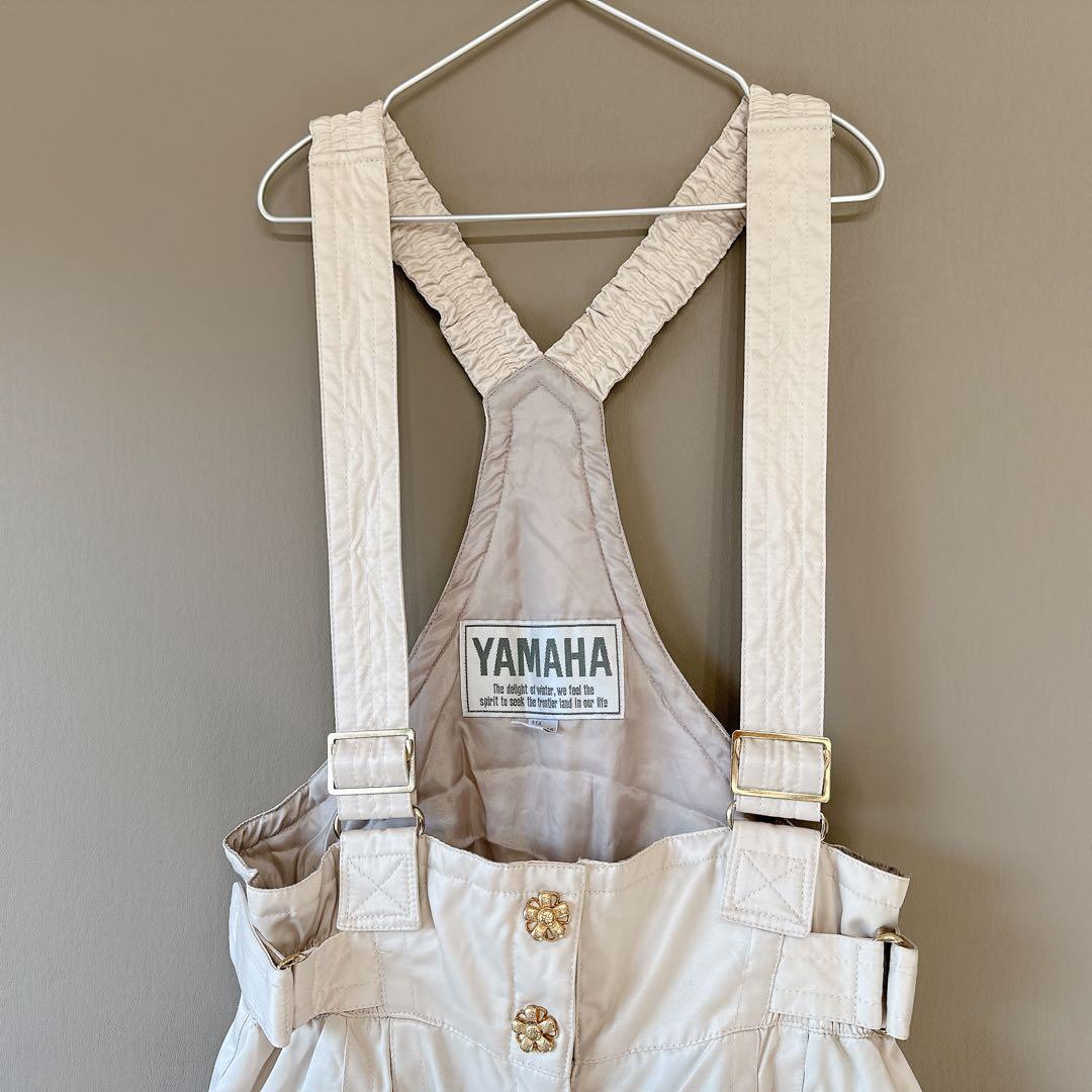 【ヤマハ】スキーウェアセットアップ　トップス：L紺　パンツ：66-76ベージュ