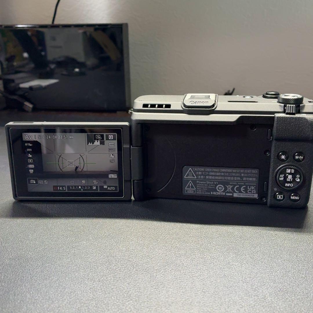 【新品同様】Canon PowerShot V1 コンパクトデジタルカメラ