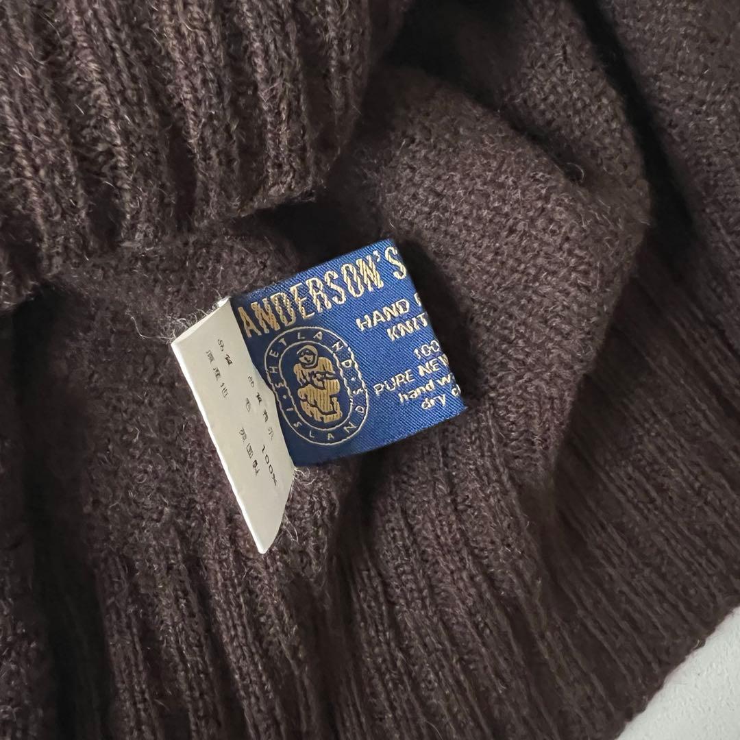 【Sale】Anderson&Coエベレスト ニット セーター ブラウン