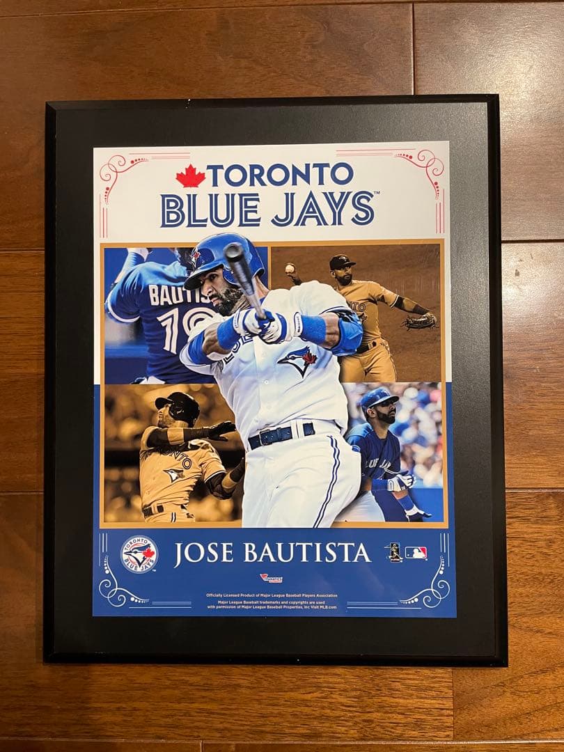 【激レア】MLB公式 トロント ブルージェイズ ホセ・バティスタ 壁掛け　盾