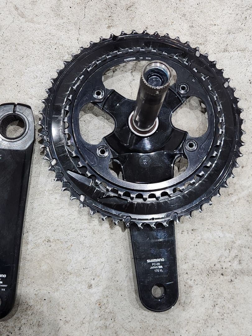 パーツ SHIMANO Dura-Ace FC-09 170mm 54/40T