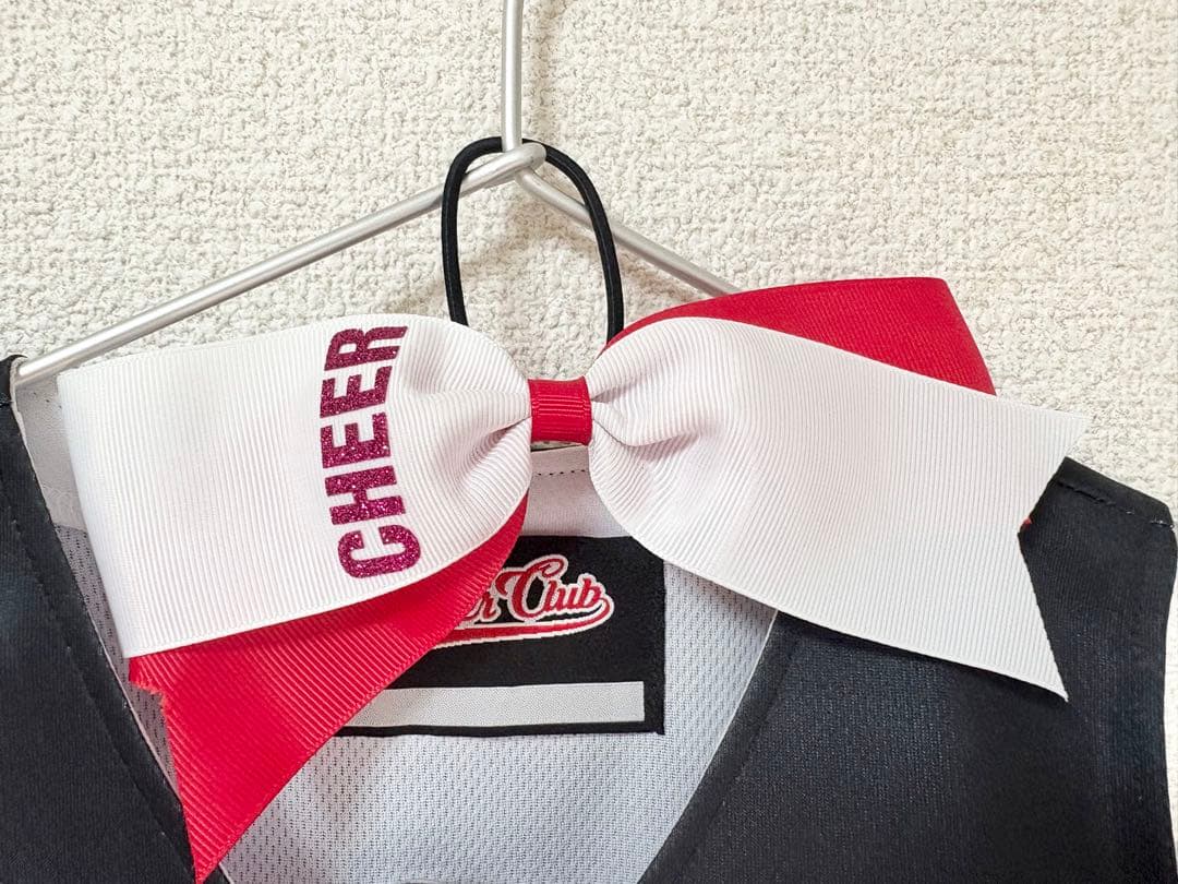 Cheer Club Lサイズ チアリーディング衣装 赤 ピンク2着セット