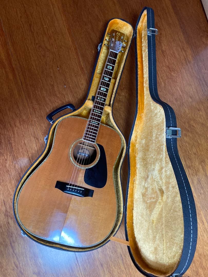モーリスアコースティックギタージャパンヴィンテージハードケース付morris