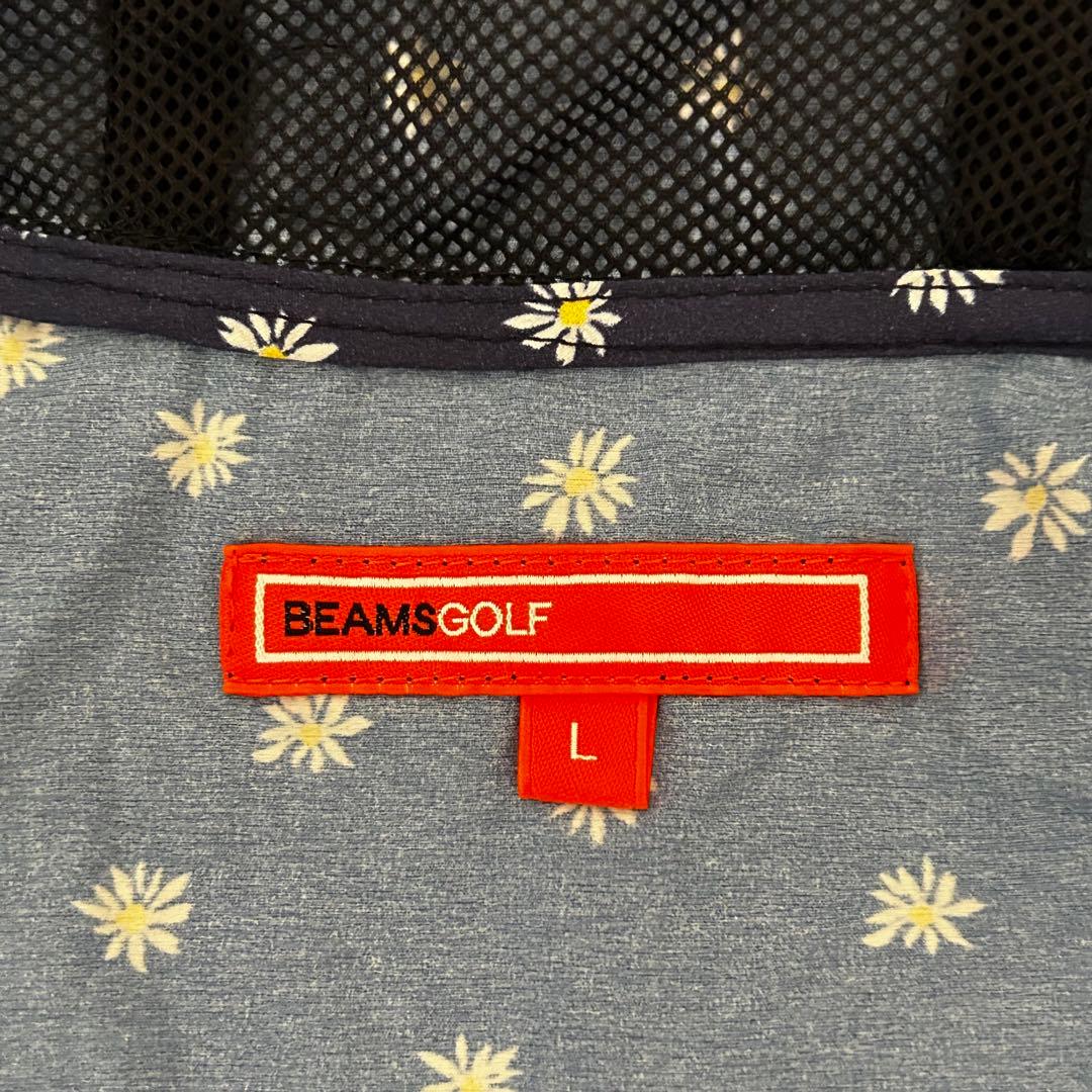 BEAMS GOLF セットアップ　長袖　ショートパンツ　総柄　上下セット