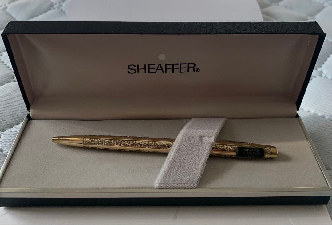 Sheaffer 12K RGP ボールペン ぶどう柄