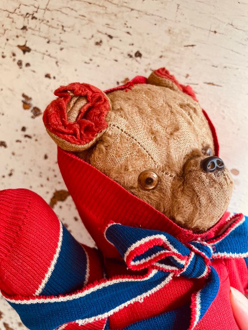 ヴィンテージ ベア　ドール　3体セット　アンティークベア