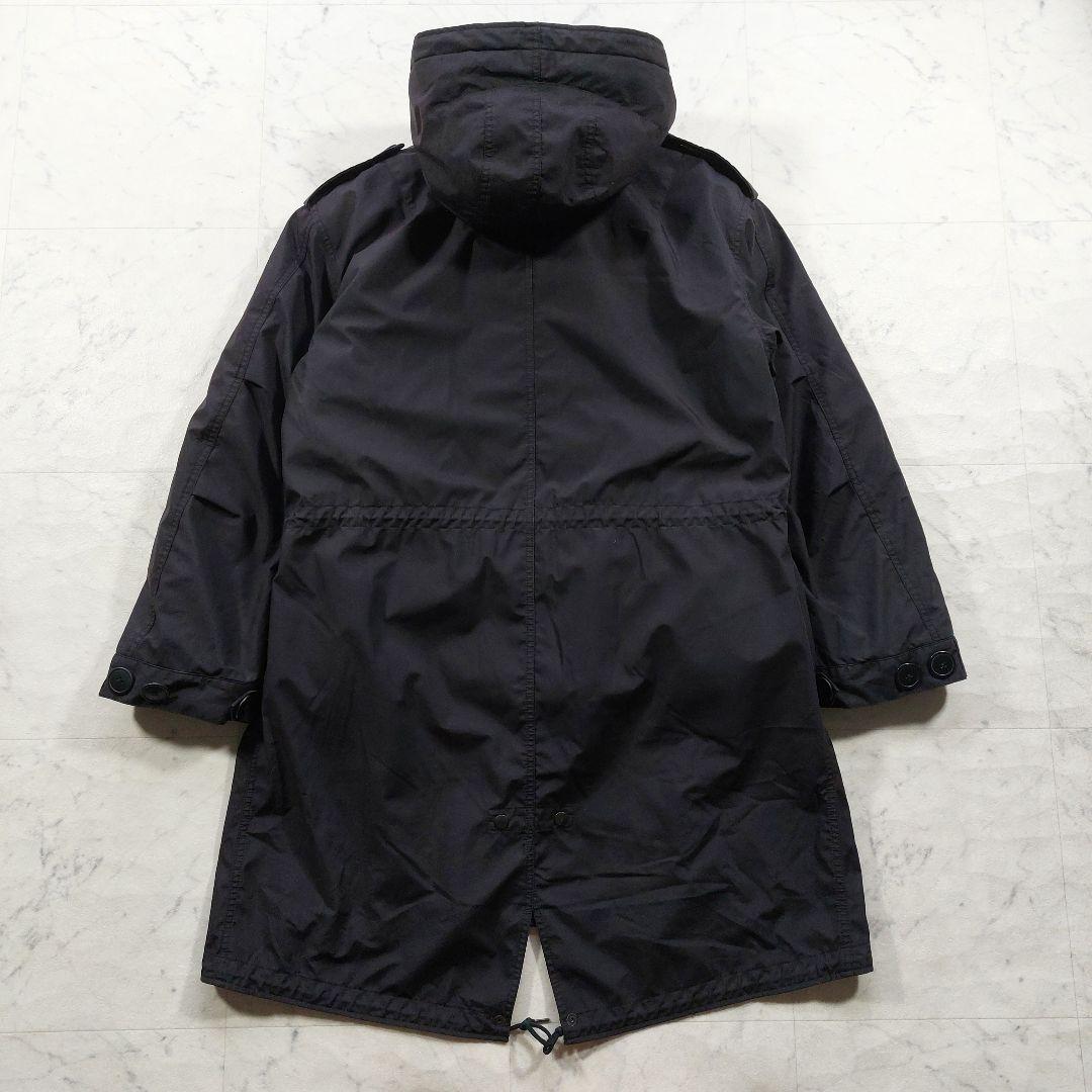 ビームスプラス BEAMS + ダウン M-65 モッズコート M 黒