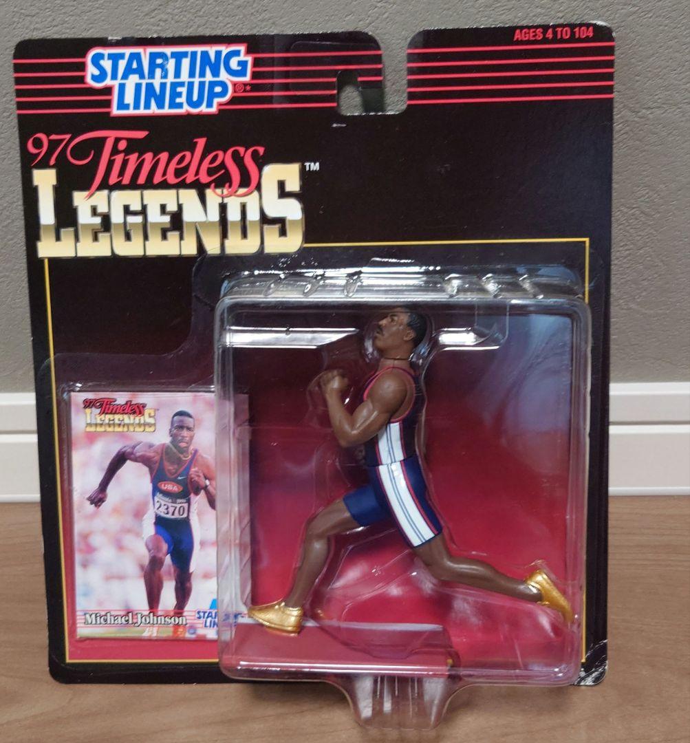 マイケル・ジョンソン フィギュア ゴールスパイク版 200m 400m 世界記録