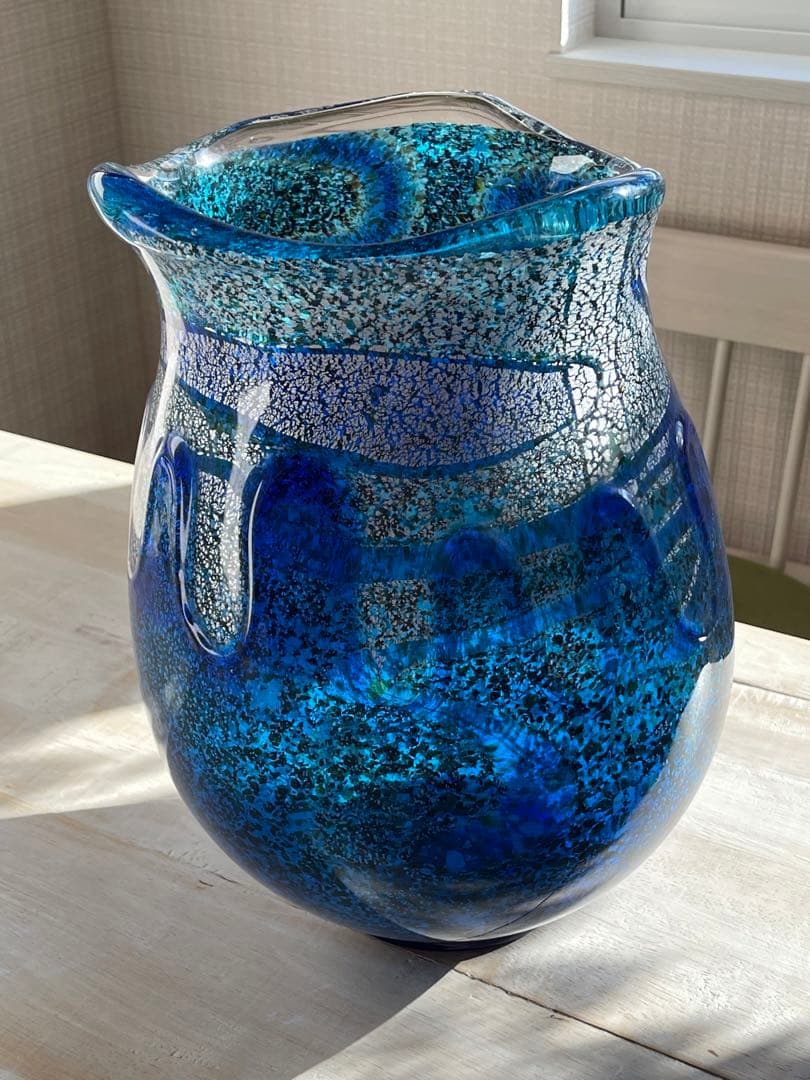 琉球ガラス　大城尚也作　美術品