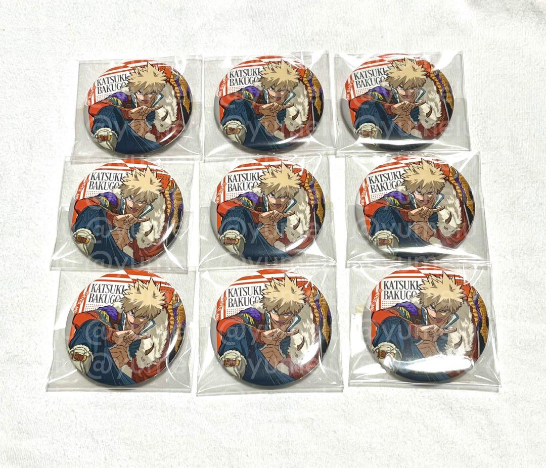 ヒロアカ 爆豪勝己 JF2025 十傑 缶バッジ 9個 セット