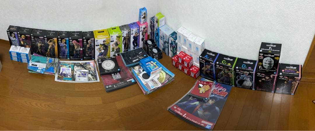 ジョジョ　一番くじ　フィギュア　ジョジョ展　グッズ