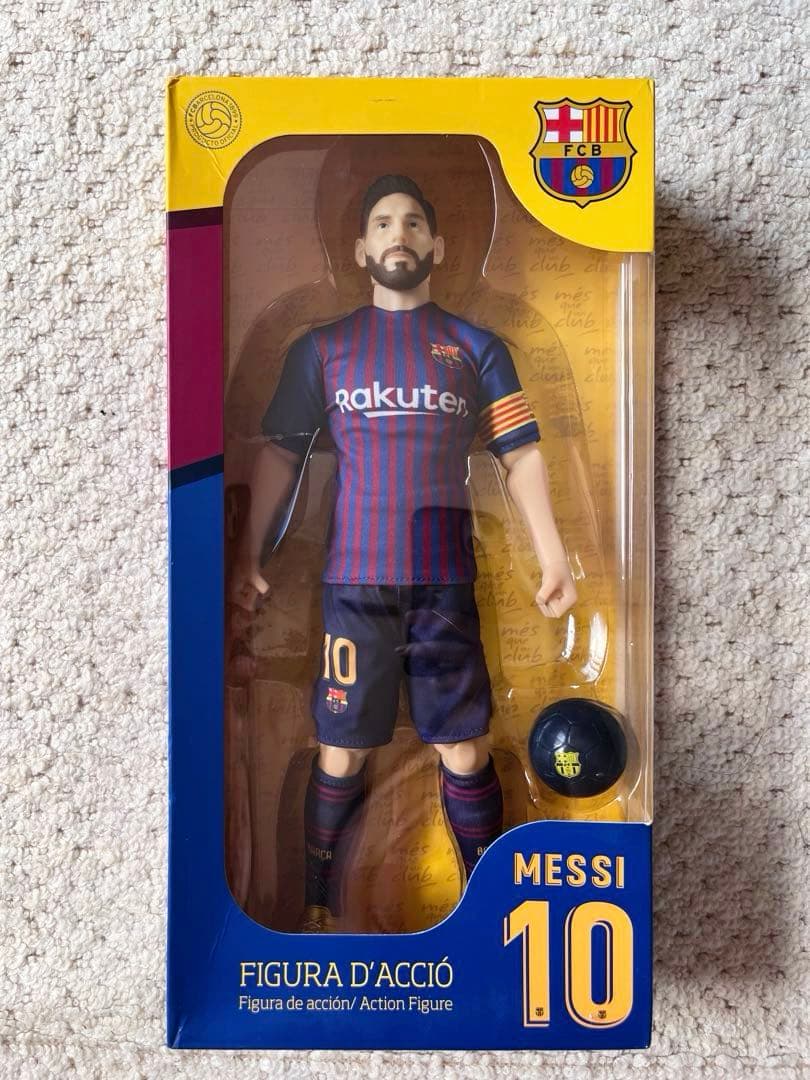 週末SALE‼️リオネル・メッシ FCバルセロナ公式 アクションフィギュア 10番
