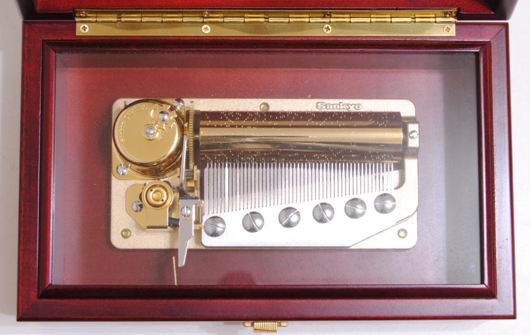 オルゴール　サンキョー　50弁　愛の賛歌　エーデルワイス　オルフェウス