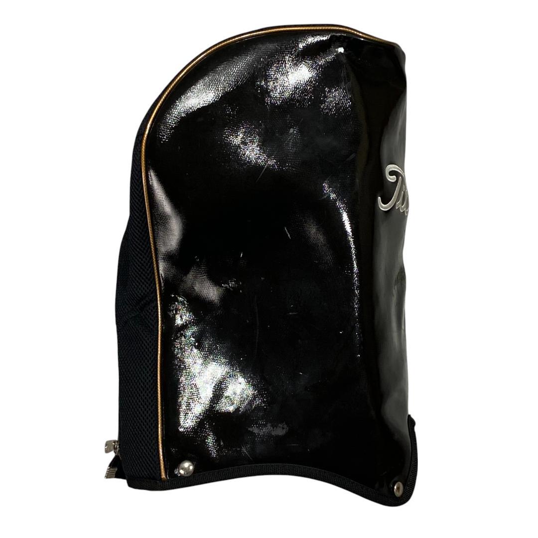 タイトリスト Titleist キャディバッグ ホワイト ブラック ゴルフ 刺繍