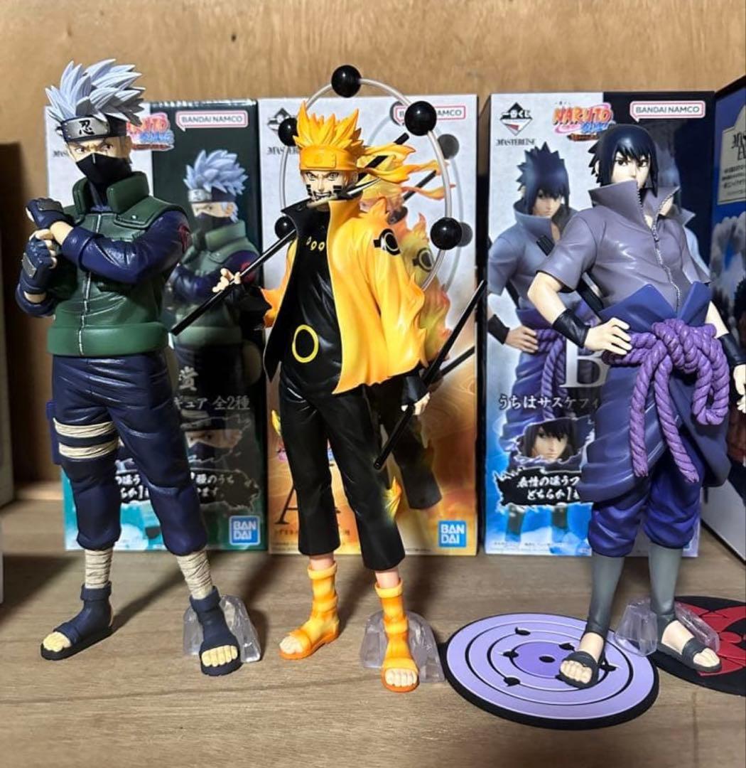 ナルト・カカシ・サスケ フィギュア3体セット