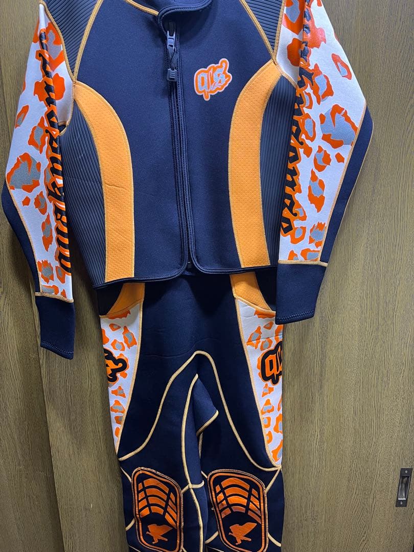 QUAKYSENSE フレックスレオパードジャケット&ジョン