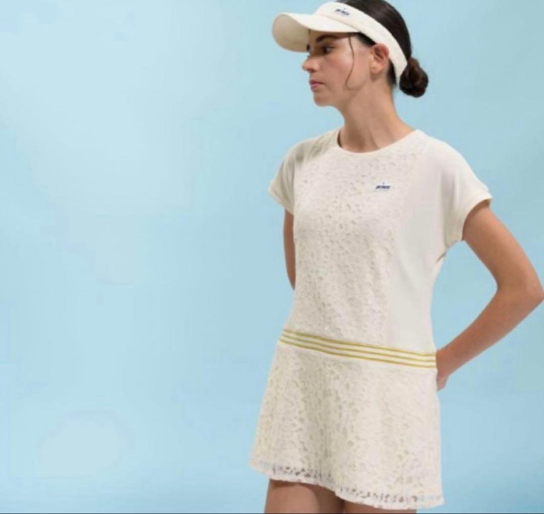 No.486 Prince 総レースの上質ワンピース☆オフホワイト☆