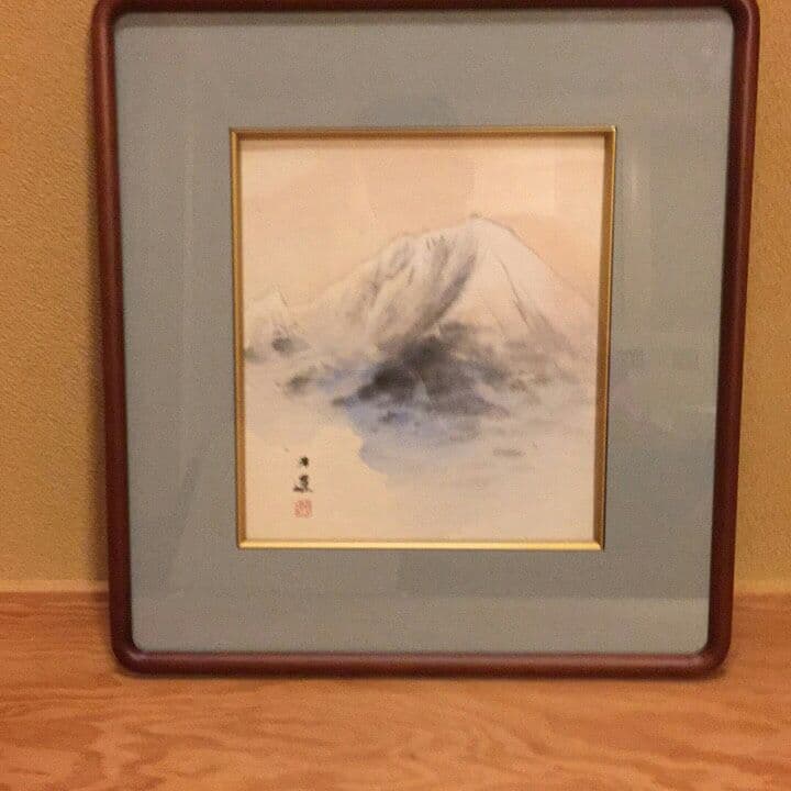 【真作】明峰 大山 絵画 森田光達