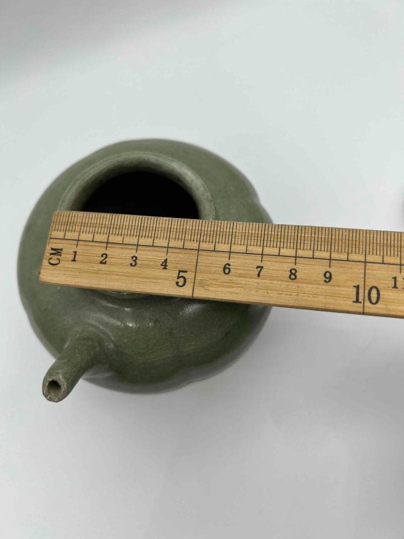 宋時代　青磁高足鉢　茶碗　景徳鎮　唐物　古賞物　時代物(C-67)