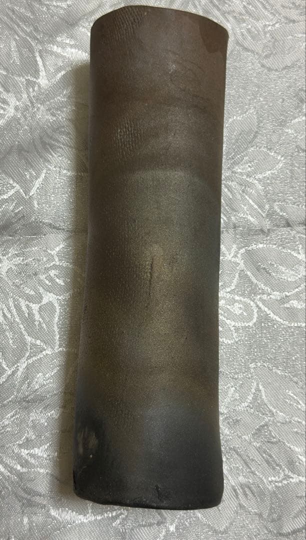 備前焼　花瓶　陶器　落款あり