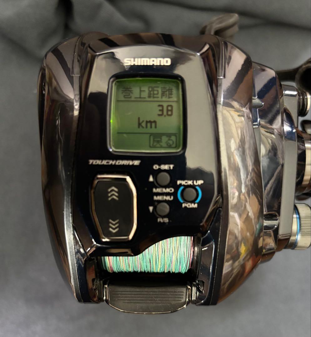 シマノ 21フォースマスター1000 巻上距離3.8km 使用時間10時間