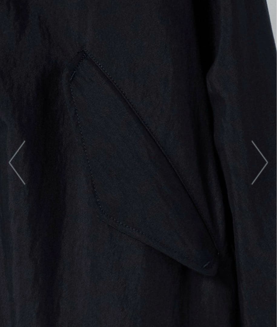 LOEFF ロエフ OX スタンドカラー ミリタリーコート BLACK