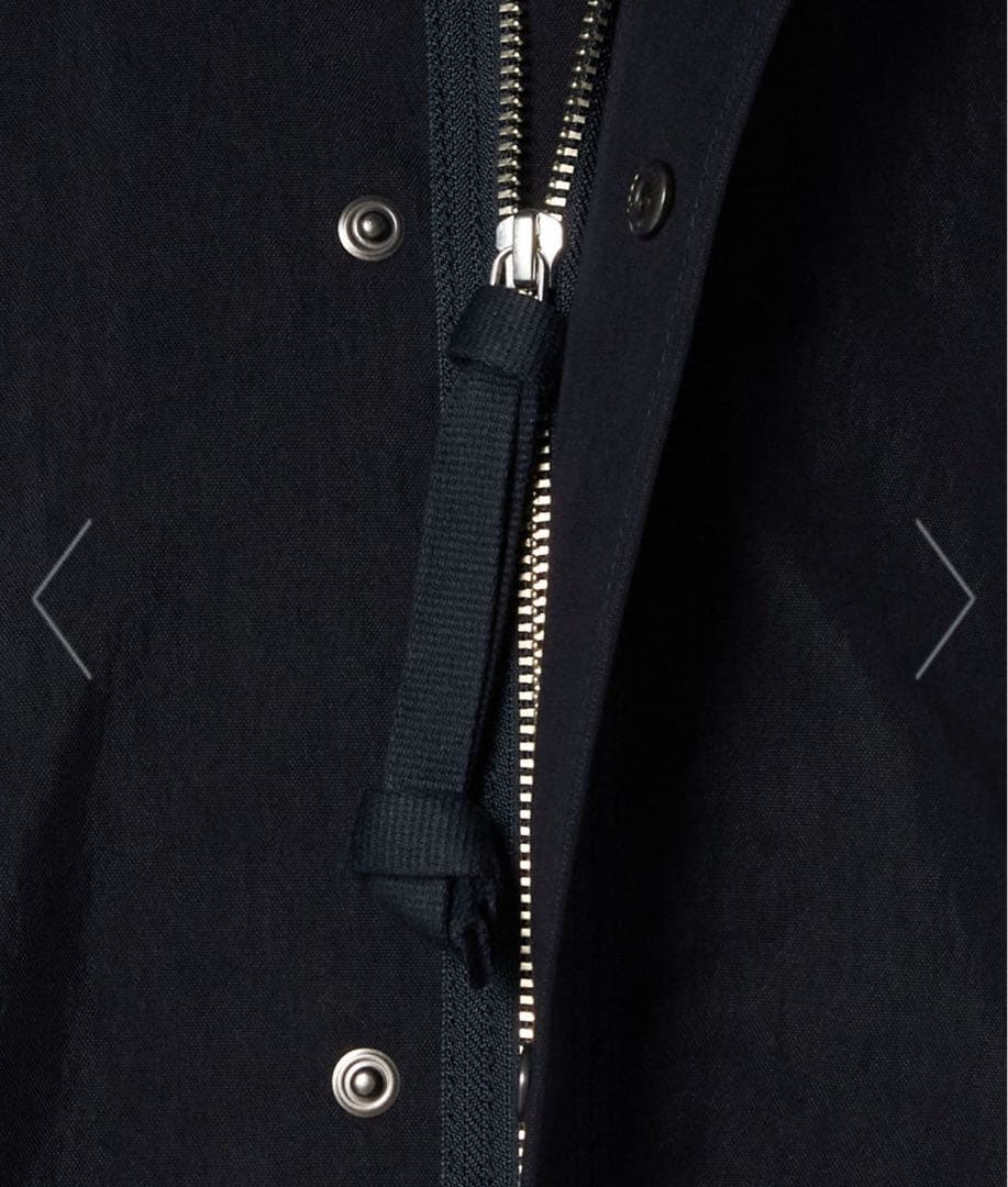 LOEFF ロエフ OX スタンドカラー ミリタリーコート BLACK