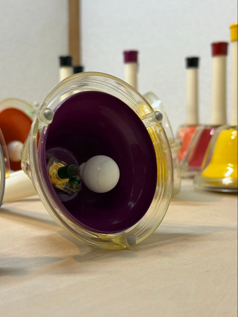 カラフルハンドベル 20個セット　ソフトケース付き