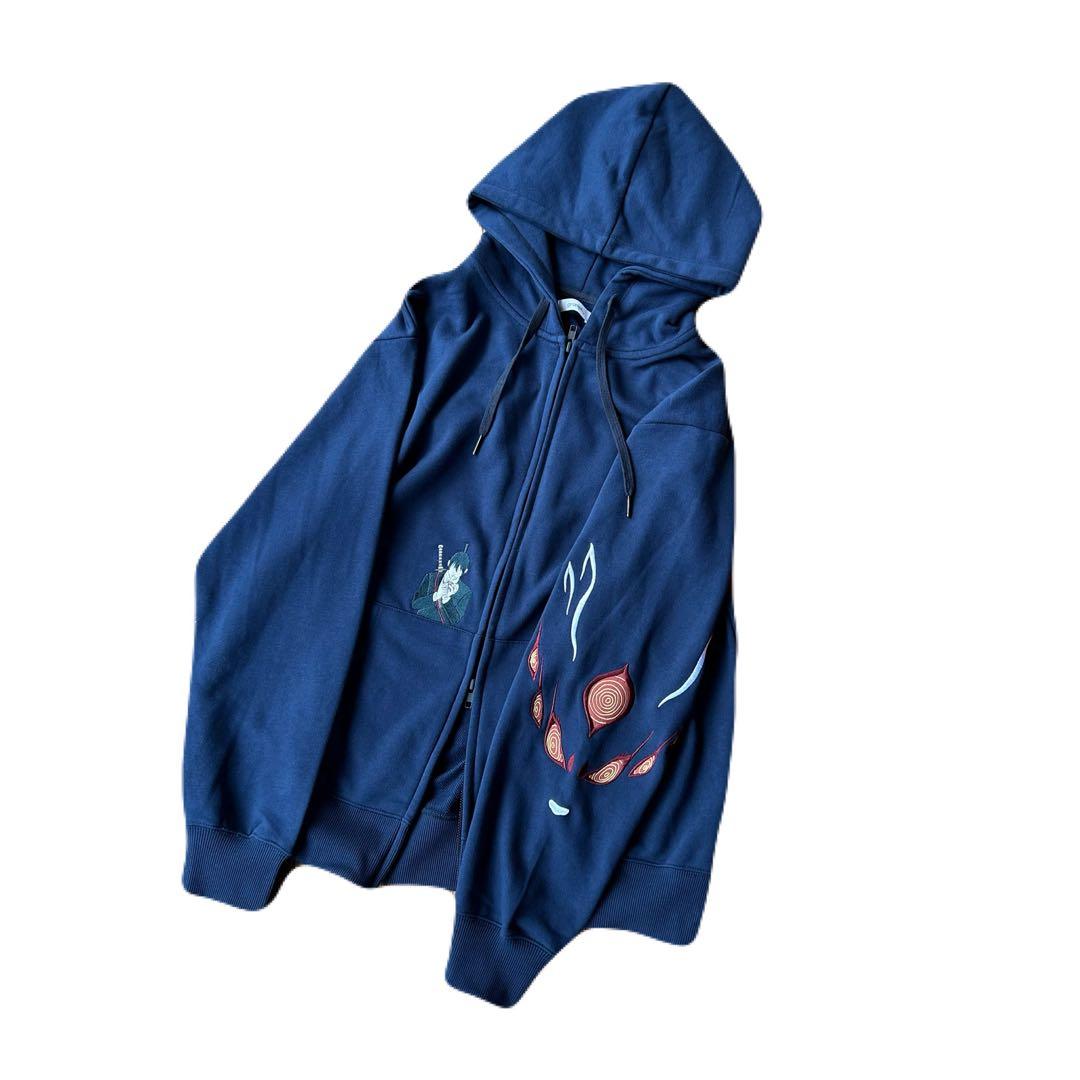 graniph グラニフ　チェンソーマン　早川アキ　ジップパーカー　L